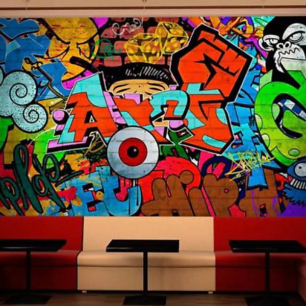 artgeist Fototapete Graffiti art mehrfarbig Gr. 300 x 210 günstig online kaufen