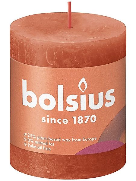 Bolsius Stumpenkerze Bolsius Rustik Stumpenkerze herbstliches günstig online kaufen