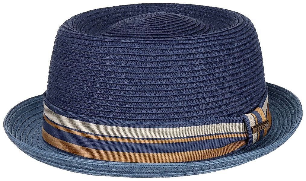 Stetson Strohhut Pork Pie mit bunter günstig online kaufen