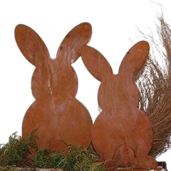 Rostikal Osterfigur Osterhasen Metall Ostern Deko günstig online kaufen