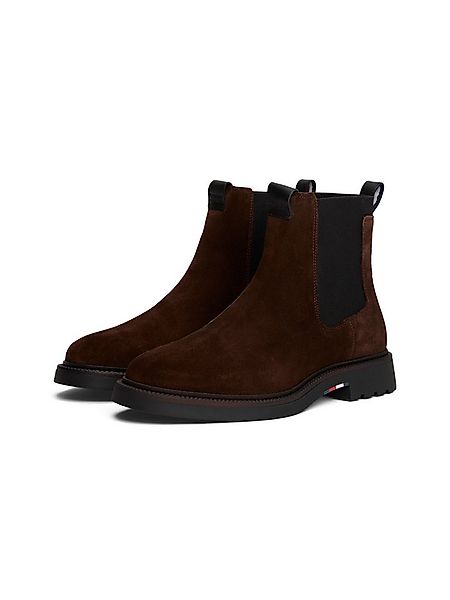 Tommy Hilfiger HILFIGER COMFORT LWT SDE CHELSEA Chelseaboots, Blockabsatz, günstig online kaufen