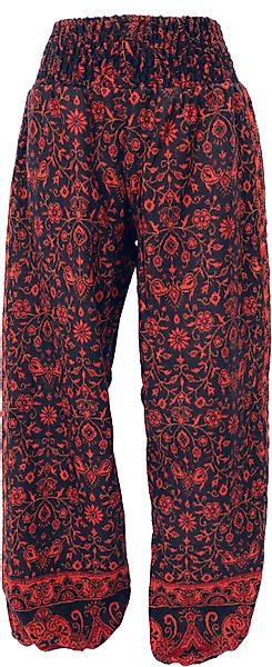 Guru-Shop Relaxhose Flauschige Paisley Boho Pluderhose,.. günstig online kaufen