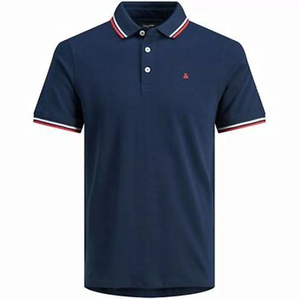 Jack & Jones  T-Shirts & Poloshirts 12143859 PAULOS POLO SS-NAVY BLAZER günstig online kaufen