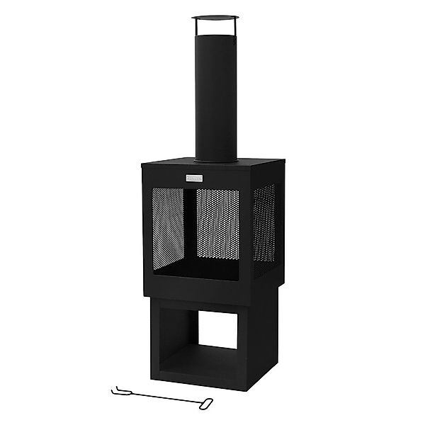 ML-DESIGN Feuerstelle Gartenkamin mit Schornstein Stahl günstig online kaufen