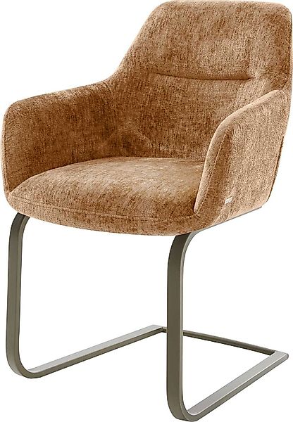 DELIFE Polsterstuhl Pejo-Flex, Freischwinger flach Effektfinish günstig online kaufen
