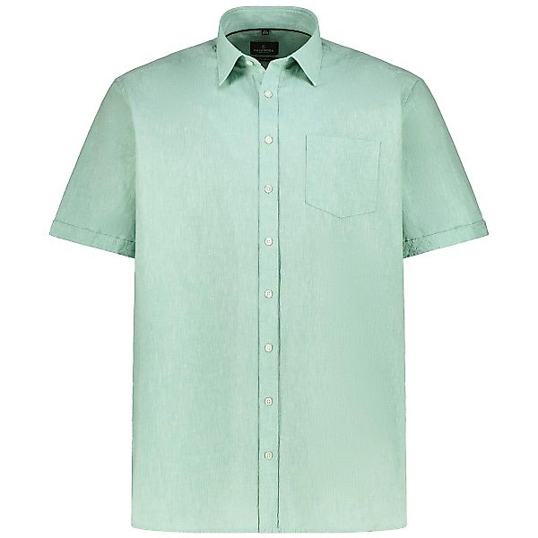 CASA MODA Freizeithemd aus Leinenmix Farbe grün Größe: 7XL günstig online kaufen