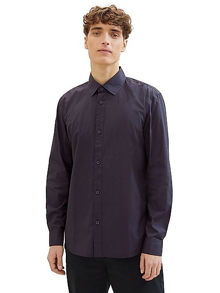 TOM TAILOR Denim Langarmhemd mit Knopfleiste günstig online kaufen