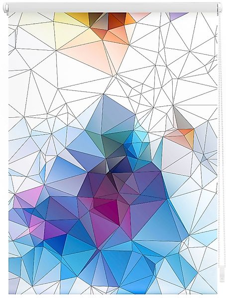 Seitenzugrollo Klemmfix Motiv Grafik, LICHTBLICK ORIGINAL, günstig online kaufen