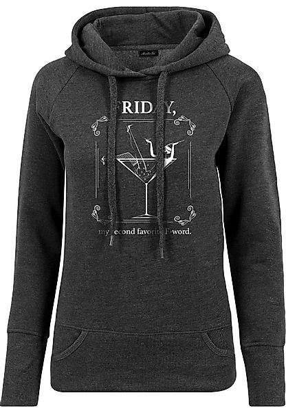 MisterTee Rundhalspullover "MisterTee Damen Ladies F-Word Hoody", (1 tlg.) günstig online kaufen