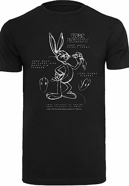 F4NT4STIC T-Shirt "Looney Tunes Bugs Bunny Drawing Instruction", Print günstig online kaufen