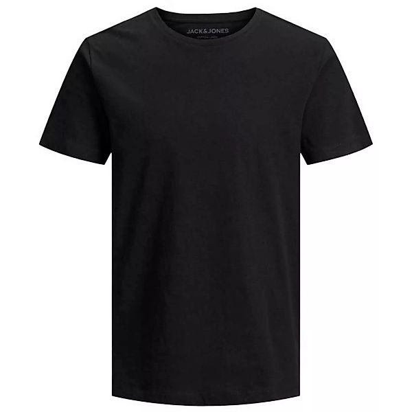 Jack & Jones Linen Basic Crew Neck Fit Regular Kurzärmeliges T-shirt S Blac günstig online kaufen
