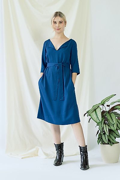 Kleid Mit Optionalem Gürtel günstig online kaufen