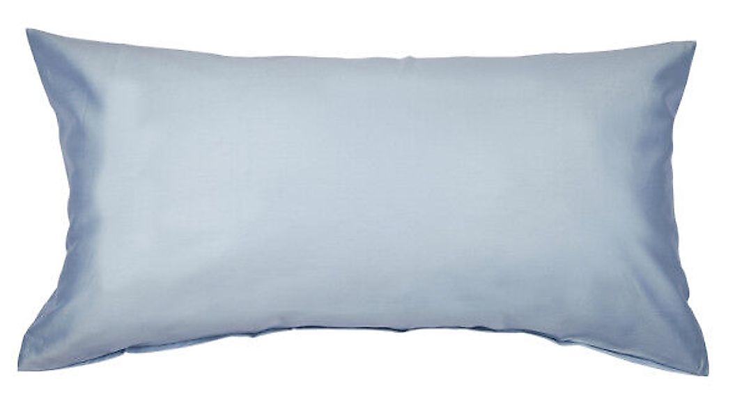 Janine Janine Mako-Satin Bettwäsche Colors 31001 perlblau Größe:  40x80 cm günstig online kaufen