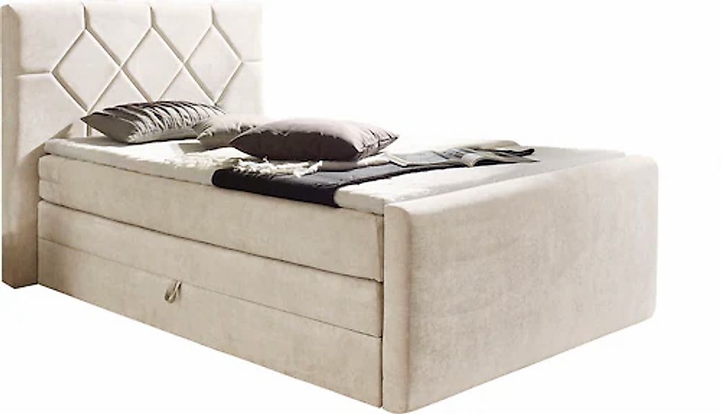 Home affaire Boxspringbett "Atlanta" inklusive Topper und Bettkasten günstig online kaufen