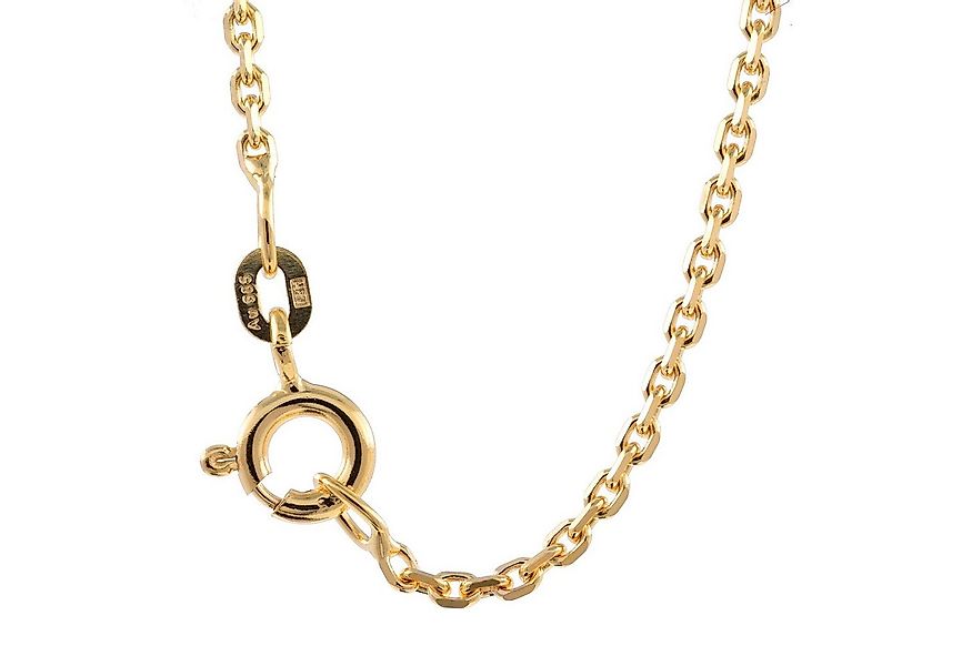 HOPLO Goldkette Ankerkette diamantiert Länge 40cm - Breite 1,7mm - 585-14 K günstig online kaufen