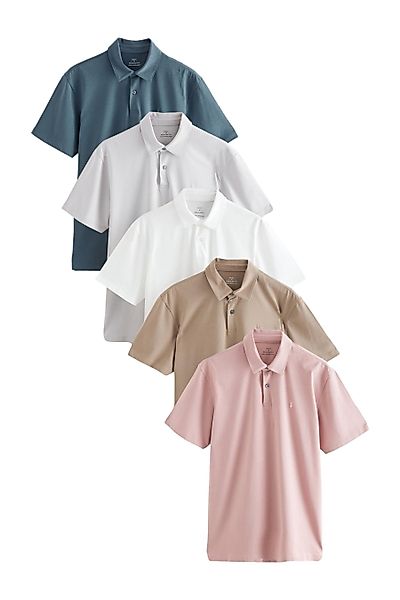 Next Poloshirt Regular Fit Kurzarm-Poloshirts, Jersey, günstig online kaufen