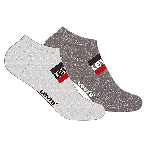Levi´s ® Low Cut Sportswear Logo Socken 2 Paare EU 43-46 Light Grey Melange günstig online kaufen