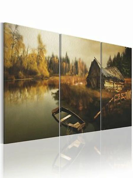 artgeist Wandbild Abgelegene Hütte mehrfarbig Gr. 60 x 30 günstig online kaufen