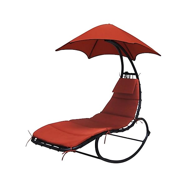 Lex Schwingliege Schaukelliege Sonnendach Hängeliege Polster Sonnenliege Te günstig online kaufen
