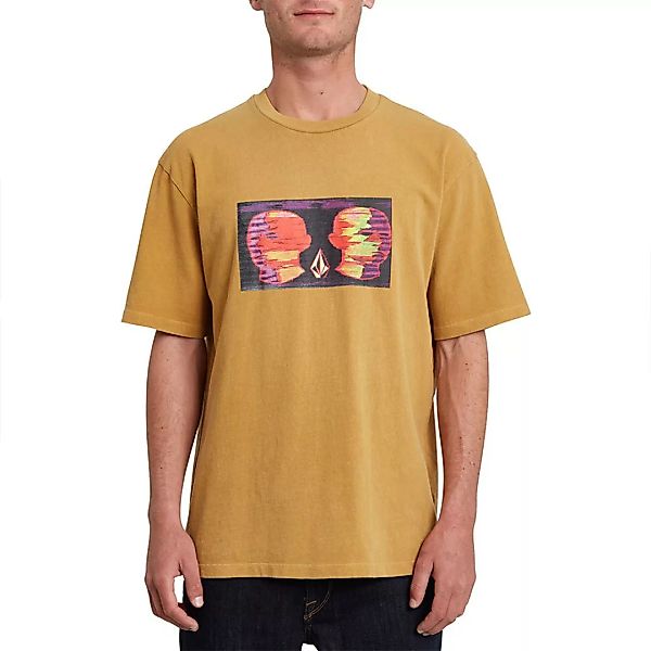 Volcom Animoscillator Fa Kurzärmeliges T-shirt XL Mustard Gold günstig online kaufen
