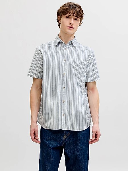 Jack & Jones Kurzarmhemd "JJCHAD OXFORD STRIPE SHIRT SS" günstig online kaufen
