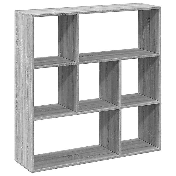 vidaXL Bücherregal Raumteiler-Bücherregal Grau Sonoma 102x29x103,5 günstig online kaufen