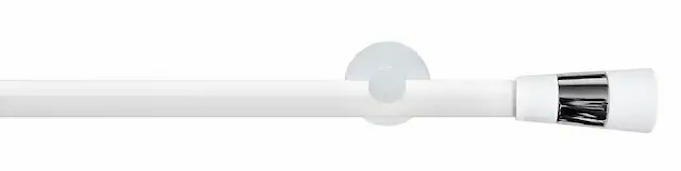 GARESA Gardinenstange »WHITE« Ø 20 mm 2 läufig-läufig Wunschmaßlänge Vorhan günstig online kaufen
