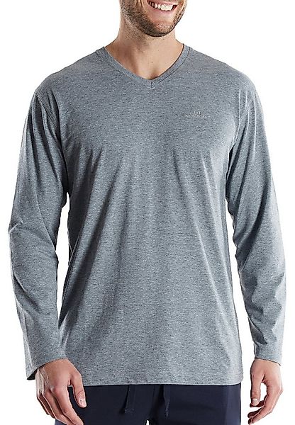 GÖTZBURG Unterziehshirt GÖTZBURG Herren Longsleeve grau uni (1-St) günstig online kaufen