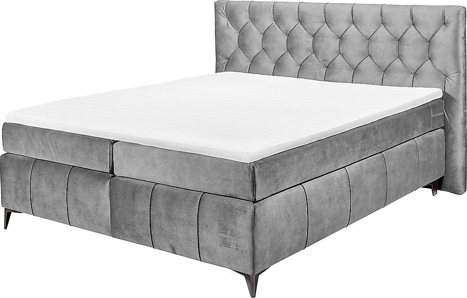 ED EXCITING DESIGN Boxspringbett »Pembroke« inkl. Topper günstig online kaufen