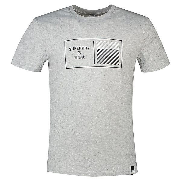 Superdry Train Core Graphic T-shirt S Grey Marl günstig online kaufen