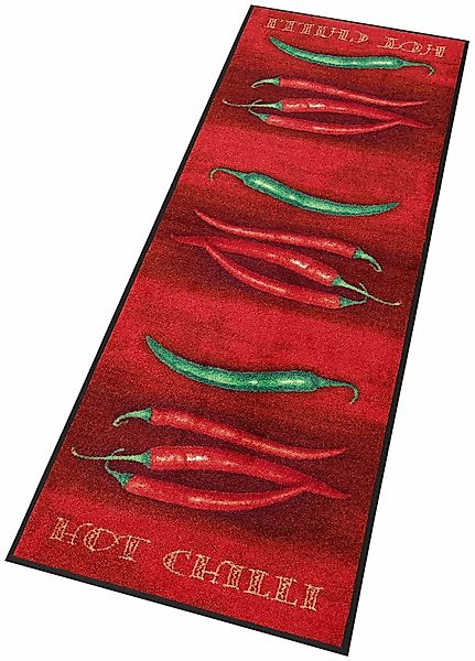 wash+dry by Kleen-Tex Küchenläufer »Hot Chili«, rechteckig, 7 mm Höhe, Moti günstig online kaufen