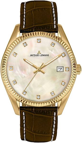 Jacques Lemans Quarzuhr 50-4Y, Armbanduhr, Damenuhr, günstig online kaufen