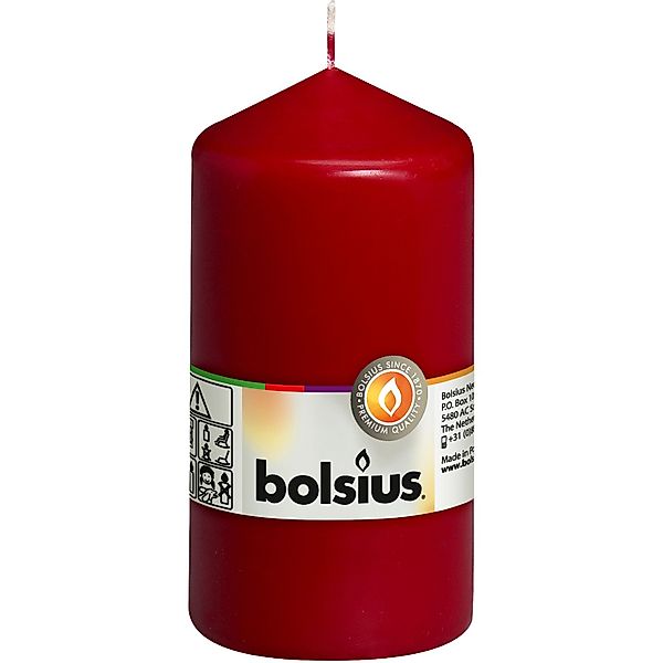 Bolsius Stumpenkerze Bolsius Stumpenkerze altrot, Höhe günstig online kaufen