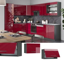 Vicco Hängeschrank Fame-Line, Bordeaux Hochglanz/Anthrazit, 60 günstig online kaufen