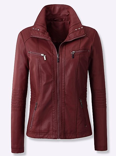 Sieh an! Allwetterjacke Lederimitatjacke günstig online kaufen