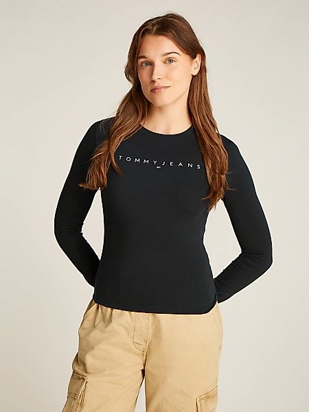 Tommy Jeans Langarmshirt "TJW SLIM LINEAR TEE LS EXT", mit Logoschriftzug günstig online kaufen