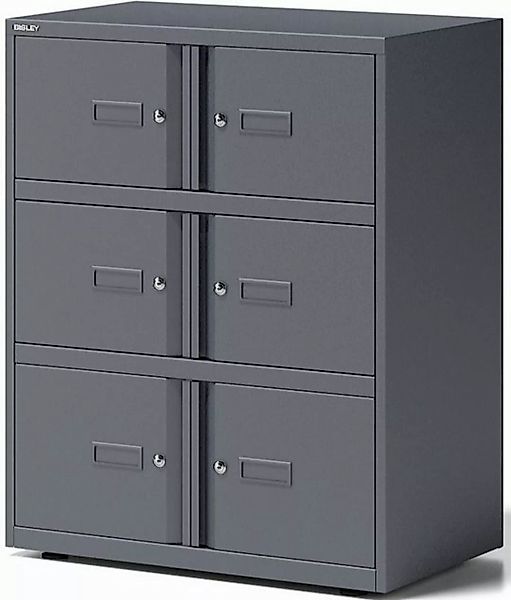 Bisley Aktenschrank Schrank Office Lodge Essentials 6 Türen BxTxH 80x47x101 günstig online kaufen