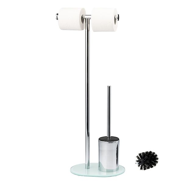 bremermann WC-Garnitur Stand-WC-Garnitur 3in1, WC-Bürste, Rollenhalter, günstig online kaufen