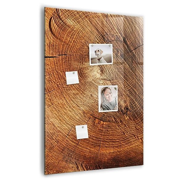 Tulup Magnettafel Glas Querschnitt Des Stammes 70x100 cm Magnettafel Zum Sc günstig online kaufen