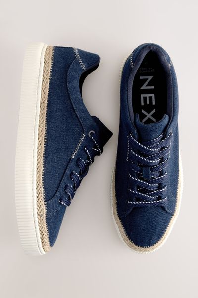 Next Forever Comfort® derbe Espadrilles-Schnürsneaker Sneaker günstig online kaufen