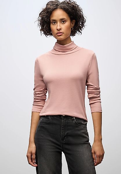 STREET ONE Rollkragenshirt, im soften Baumwoll-Mix günstig online kaufen