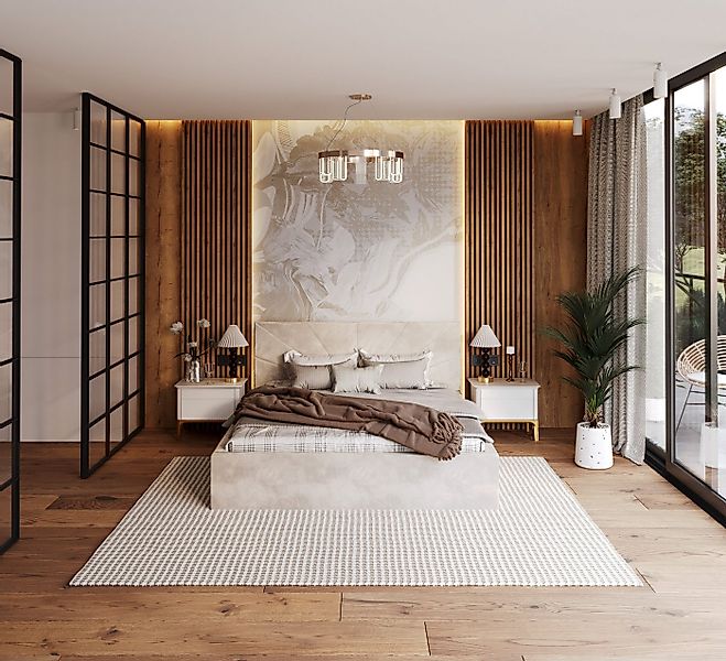 thematys Polsterbett Stauraumbett mit Velours 90x200, 120x200, 140x200, 160 günstig online kaufen