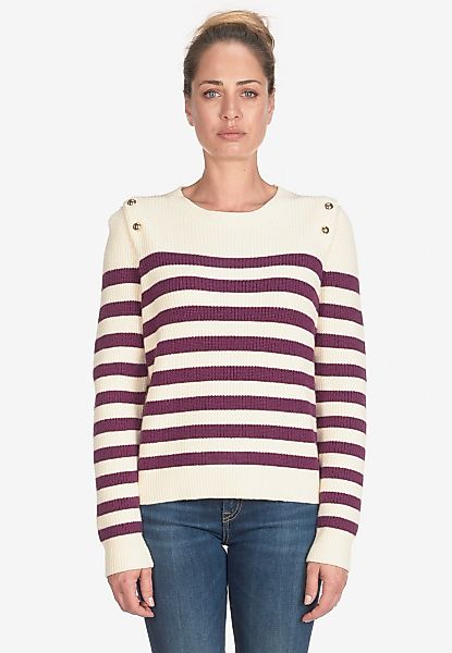 Le Temps Des Cerises Strickpullover "FANIA", mit angesagtem Streifen-Muster günstig online kaufen