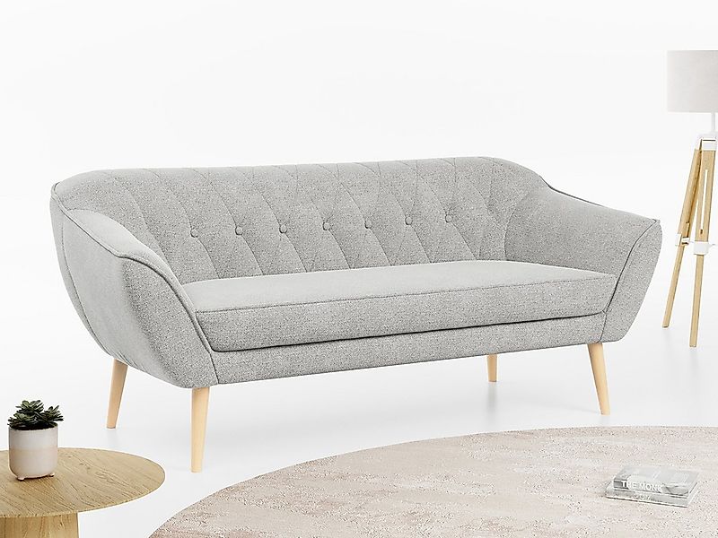 MKS MÖBEL Sofa PIRS-3 Sitzer, Set, Sofa 3-sitzer, T30-Schaum, Skandinavisch günstig online kaufen