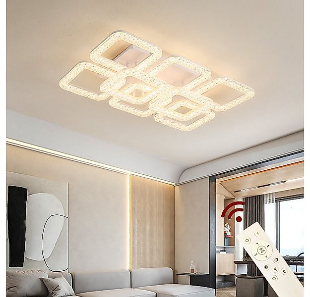 Eurotondisplay LED Deckenleuchte LED Deckenlampe Lampe Fernbedienung Lichtf günstig online kaufen