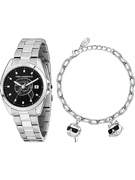 KARL LAGERFELD Quarzuhr Karl Lagerfeld Damen-Uhren-Sets Analog Quarz günstig online kaufen
