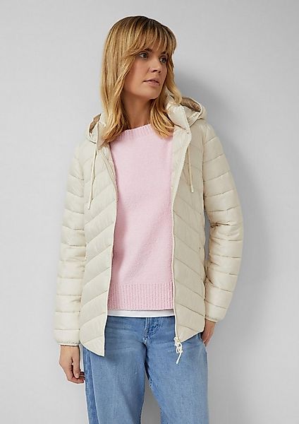 s.Oliver Funktionsjacke Outdoor-Jacke Gesteppte Jacke mit abnehmbarer Kapuz günstig online kaufen