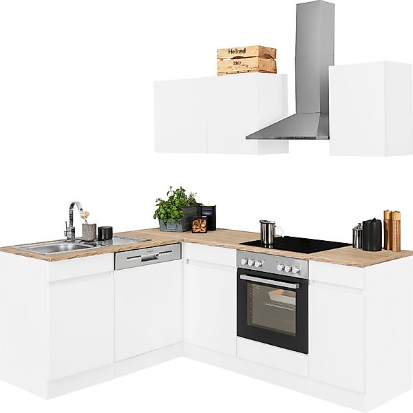 OPTIFIT Winkelküche "Roth", Stellmaße 210x175 cm,wahlweise mit E-Geräten, P günstig online kaufen