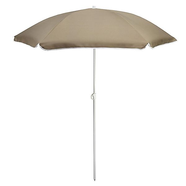 POCOline Sonnenschirm taupe Stahl D: ca. 150 cm günstig online kaufen