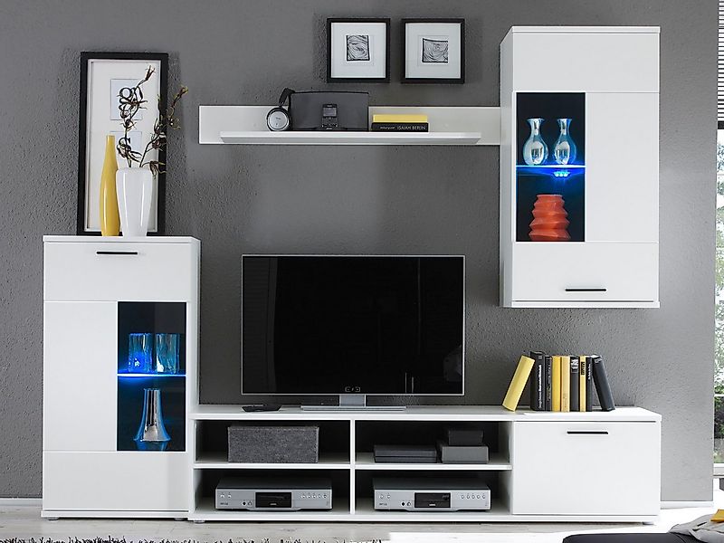 HBZ Wohnwand 230 x 185 x 38 cm (B/H/T), (4-St) günstig online kaufen